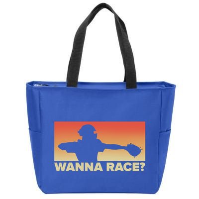 Baseball Catcher Wanna Race Gift Baseball Gift Sports Gift Zip Tote Bag