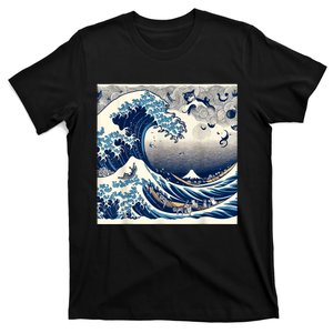 Blue Cats Wave For Kamala Funny T-Shirt