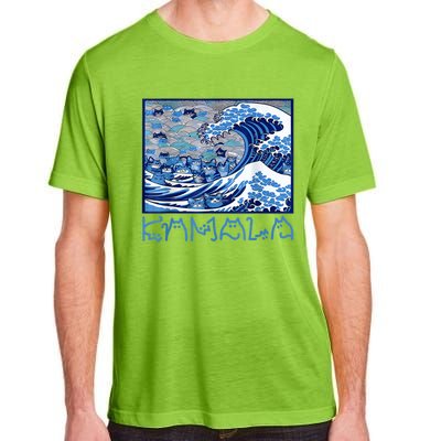 Blue Cats Wave Childless Cat Lady For Kama 2024 Adult ChromaSoft Performance T-Shirt