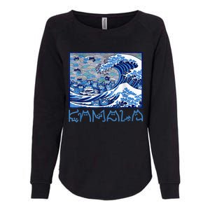 Blue Cats Wave Childless Cat Lady For Kama 2024 Womens California Wash Sweatshirt