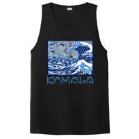 Blue Cats Wave Childless Cat Lady For Kama 2024 PosiCharge Competitor Tank