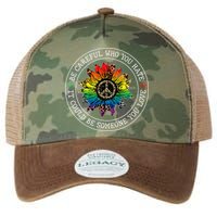 Be Careful Who You Hate It Could Be Someone Legacy Tie Dye Trucker Hat