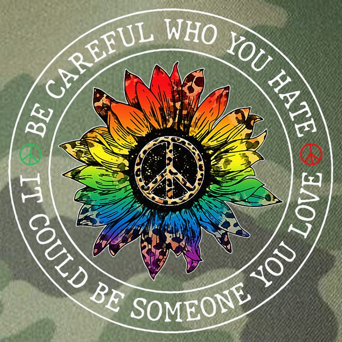 Be Careful Who You Hate It Could Be Someone Legacy Tie Dye Trucker Hat