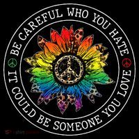 Be Careful Who You Hate It Could Be Someone Women's V-Neck T-Shirt