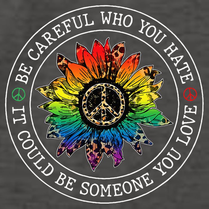 Be Careful Who You Hate It Could Be Someone Vector Backpack