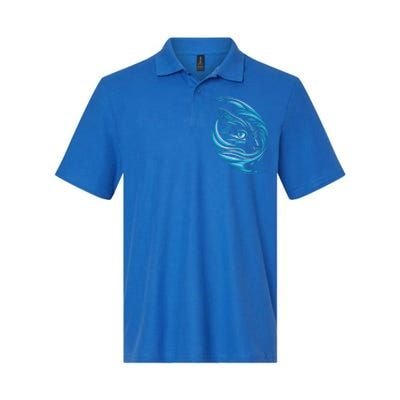 Blue Cat Wave For Kamala 47 Funny Cat Ladies Harris 2024 Gift Softstyle Adult Sport Polo