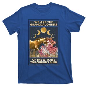 Boho Cow We Are The Granddaughters Of Witches Western Gift T-Shirt