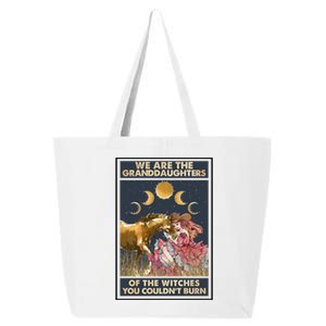 Boho Cow We Are The Granddaughters Of Witches Western Gift 25L Jumbo Tote