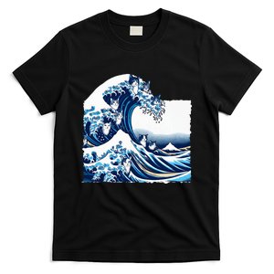 Blue Cats Wave For Kamala T-Shirt