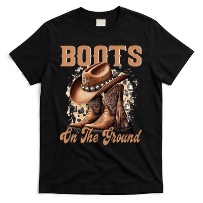 Boot Cowboy Western Cowgirl Linedance T-Shirt