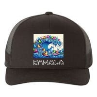 Blue Cats Wave For Kamala Harris Funny Yupoong Adult 5-Panel Trucker Hat