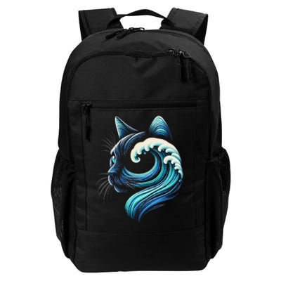 Blue Cats Wave For Kamala Funny Blue Wave Of Cat Ladies Gift Daily Commute Backpack