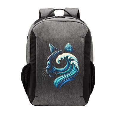 Blue Cats Wave For Kamala Funny Blue Wave Of Cat Ladies Gift Vector Backpack