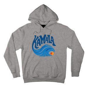 Blue Cat Wave For Kamala Harris Trump Tall Hoodie