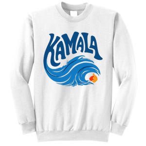 Blue Cat Wave For Kamala Harris Trump Sweatshirt