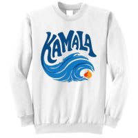 Blue Cat Wave For Kamala Harris Trump Sweatshirt