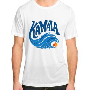 Blue Cat Wave For Kamala Harris Trump Adult ChromaSoft Performance T-Shirt