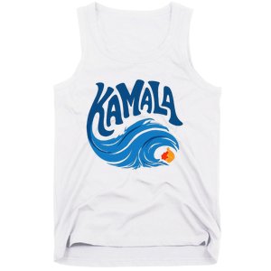 Blue Cat Wave For Kamala Harris Trump Tank Top