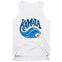 Blue Cat Wave For Kamala Harris Trump Tank Top