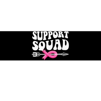 Breast Cancer Warrior Support Squad Breast Cancer Awareness Bumper Sticker