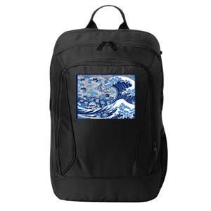 Blue Cats Wave For Kamala Funny City Backpack