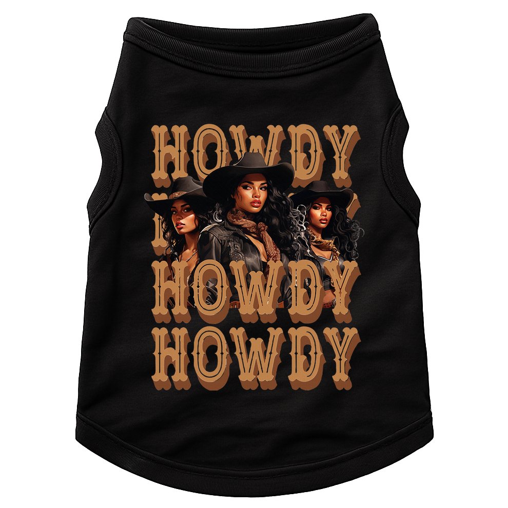 Black Cowgirls Western Rodeo Melanin Black History Doggie Tank