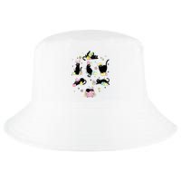 Black Cat With Bunny Eggs Happy Easter Day Matching Cool Comfort Performance Bucket Hat