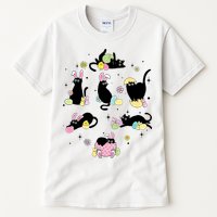 Black Cat With Bunny Eggs Happy Easter Day Matching Tall T-Shirt