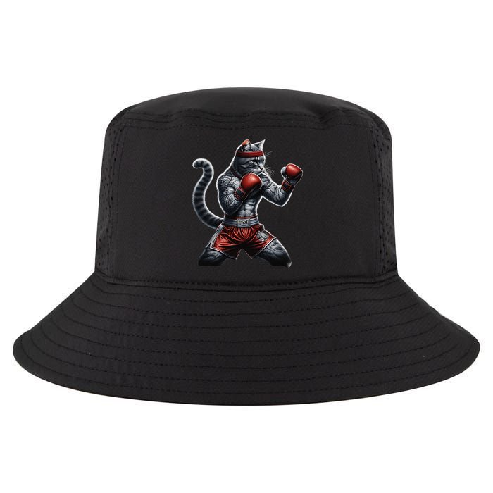 Boxing Cat When Your Cat Hits Harder Than You Do Cool Comfort Performance Bucket Hat
