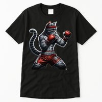 Boxing Cat When Your Cat Hits Harder Than You Do Tall T-Shirt