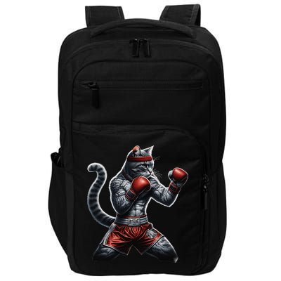 Boxing Cat When Your Cat Hits Harder Than You Do Impact Tech Backpack