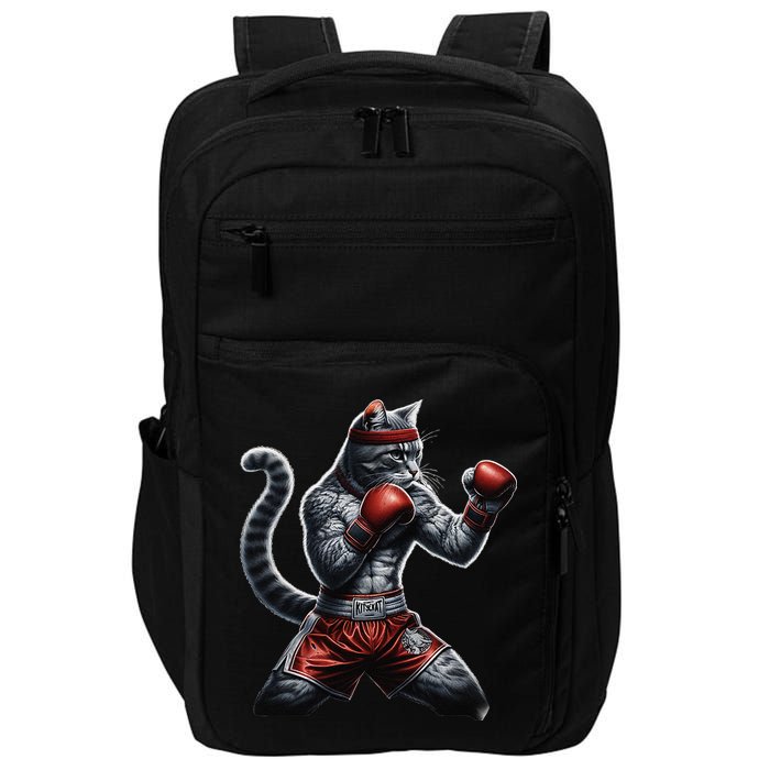 Boxing Cat When Your Cat Hits Harder Than You Do Impact Tech Backpack