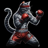 Boxing Cat When Your Cat Hits Harder Than You Do Backpack