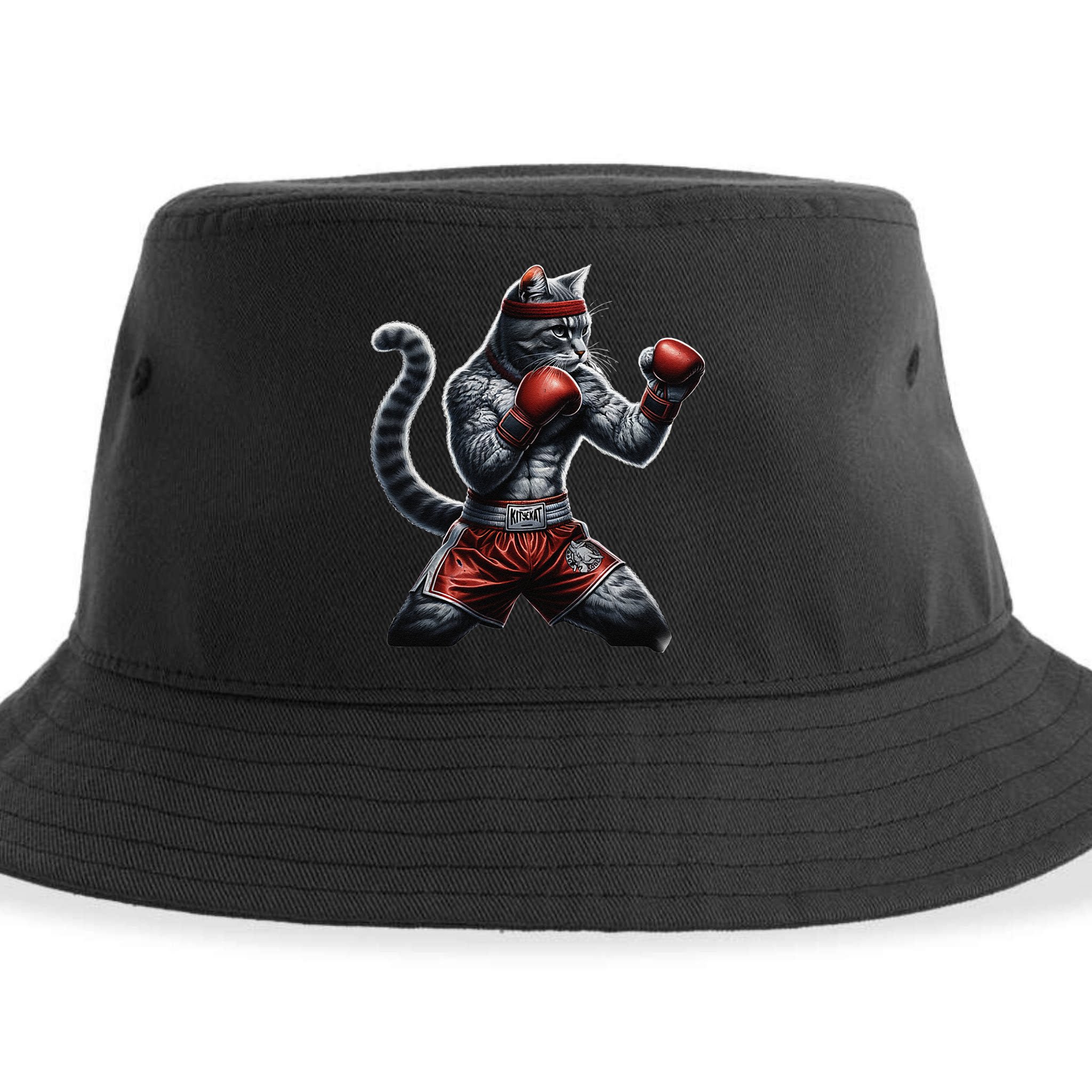 Boxing Cat When Your Cat Hits Harder Than You Do Sustainable Bucket Hat
