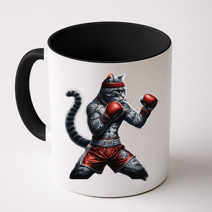 Boxing Cat When Your Cat Hits Harder Than You Do Mug