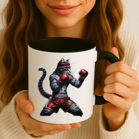 Boxing Cat When Your Cat Hits Harder Than You Do Mug