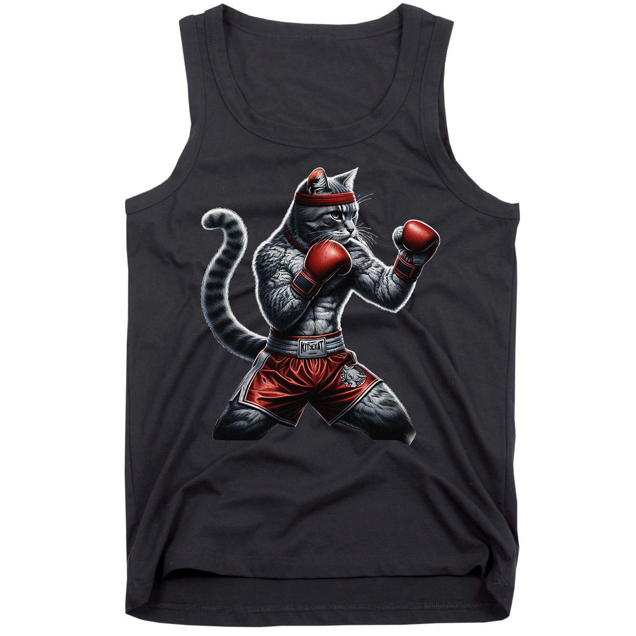 Boxing Cat When Your Cat Hits Harder Than You Do Tank Top