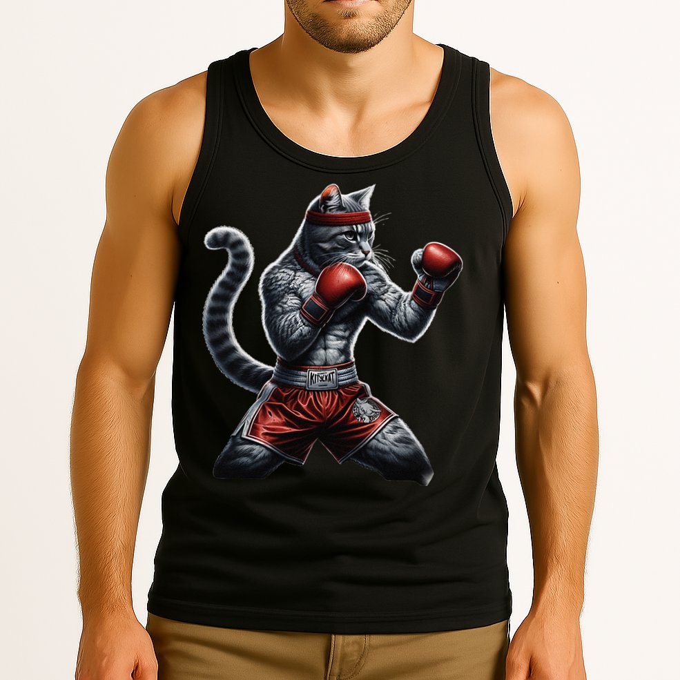 Boxing Cat When Your Cat Hits Harder Than You Do Tank Top