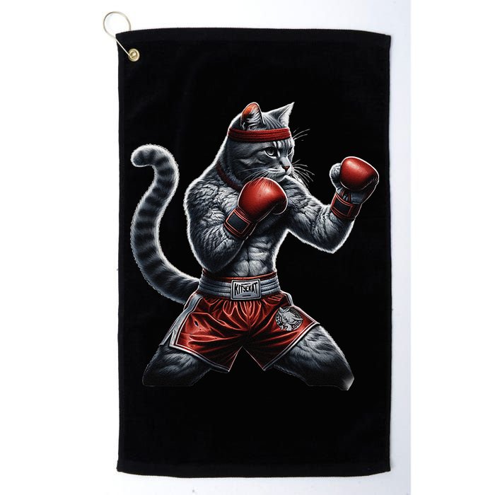 Boxing Cat When Your Cat Hits Harder Than You Do Golf Towel