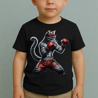 Boxing Cat When Your Cat Hits Harder Than You Do Toddler T-Shirt