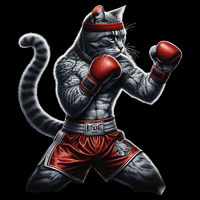 Boxing Cat When Your Cat Hits Harder Than You Do Visor