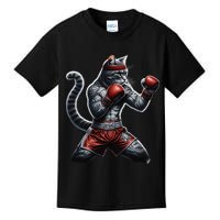 Boxing Cat When Your Cat Hits Harder Than You Do Kids T-Shirt