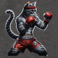 Boxing Cat When Your Cat Hits Harder Than You Do Vector Backpack