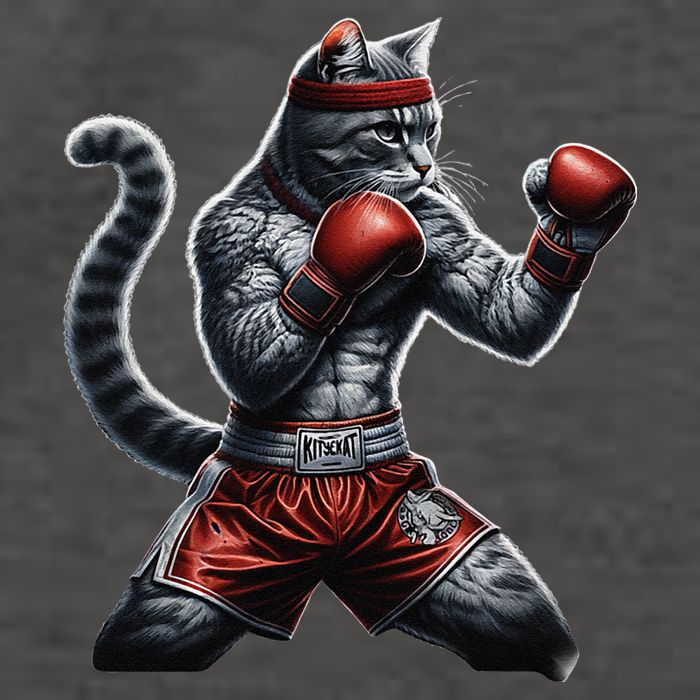 Boxing Cat When Your Cat Hits Harder Than You Do Vector Backpack