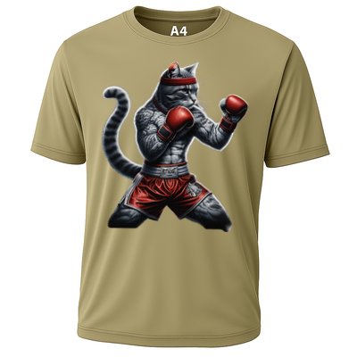 Boxing Cat When Your Cat Hits Harder Than You Do Cooling Performance Crew T-Shirt