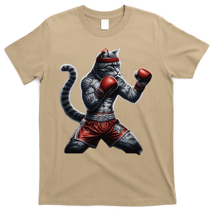 Boxing Cat When Your Cat Hits Harder Than You Do T-Shirt