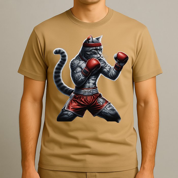 Boxing Cat When Your Cat Hits Harder Than You Do T-Shirt