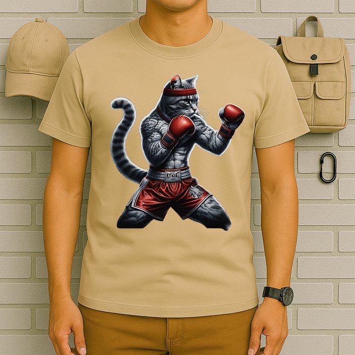 Boxing Cat When Your Cat Hits Harder Than You Do T-Shirt