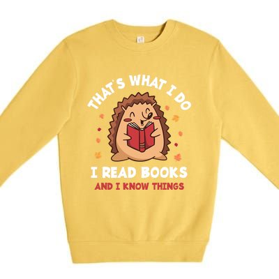 Book Club Writer Teacher Reader Reading Lover Meaningful Gift Premium Crewneck Sweatshirt