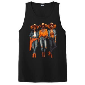 Black Cowgirl Western Rodeo Melanin Black History Texas PosiCharge Competitor Tank